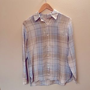 Linen Long Sleeves Top